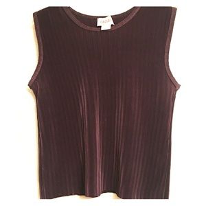 Large Burgundy Tank Top by Cactus
